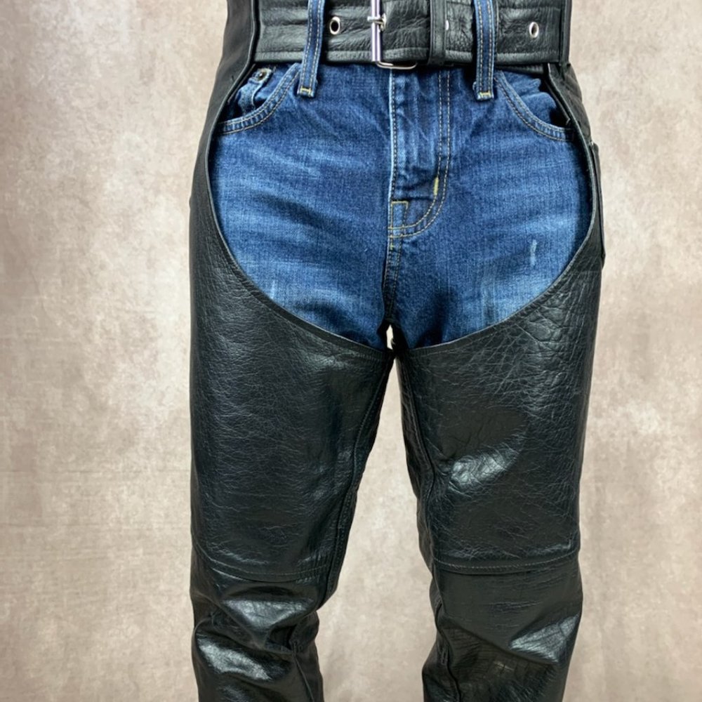 Premium Hot Leather Motorcycle Chaps